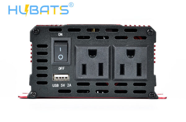 SDB600C(6)_副本 2000W Car Power Inverter DC 12V To AC 110V 2 AC Outlets Solar Converter With US Socket - Image 8