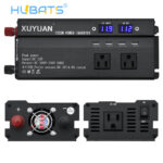 US 1200W Car Power Inverter DC 12V/24V To AC 110V 3 AC Outlets Car Charger 4 USB Port