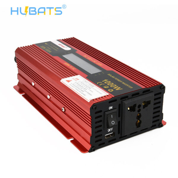 1000W Car LCD Power Inverter DC 12V To AC 220V Converter Car Charger With EU Plug - Image 3
