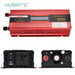 2000W Car Portable LCD Power Inverter DC 12V To AC 220V Car Charger With EU Plug