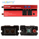 UK 1200W Car Solar Power Inverter DC 12V To AC 220V Modified Sine Wave Inverter Converter 4 USB Port