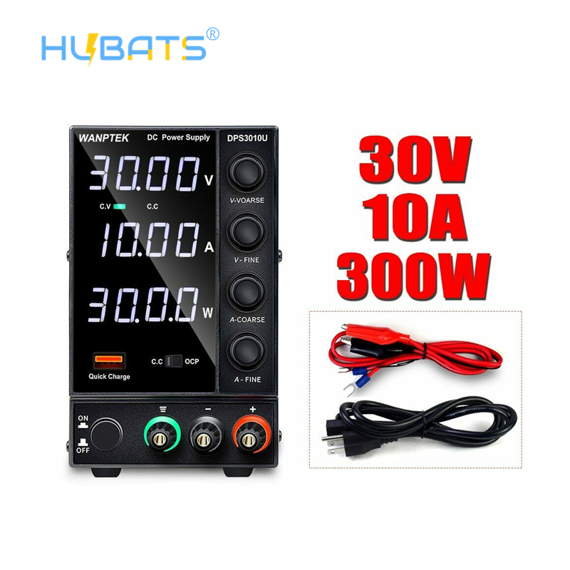 10A 30V DC Power Supply Adjustable Variable Dual Test Lab w/ LED Digital Display 