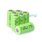 Hubats 1/2AAA NiMH 250mAh 1.2v AAA Ni-MH Batteries For Wireless Guest Paging Systems Cordless Phone - Image 2