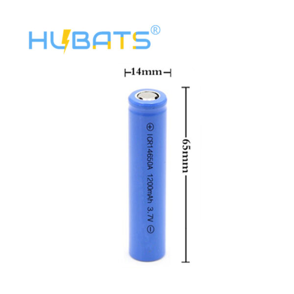 14650 Li-ion 1200mAh Lithium ion 3.7v rechargeable battery cell 14650 Li-ion 1200mAh Lithium ion 3.7v rechargeable battery cell for digital applications with free shipping - Image 2