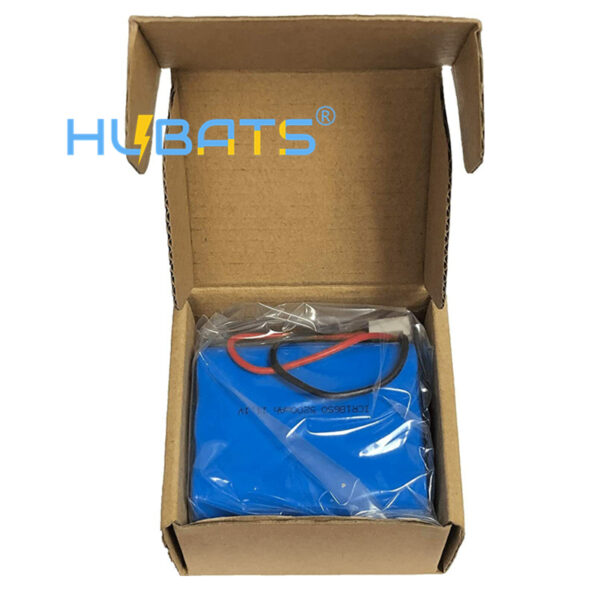 11.1V 5200mAh (2) HUBATS 11.1V 5200mAh 6 Cell Lithium ion 18650 57.72Wh Rechange Battery Pack with 2 Pin MTA-100 Connectors - Image 2