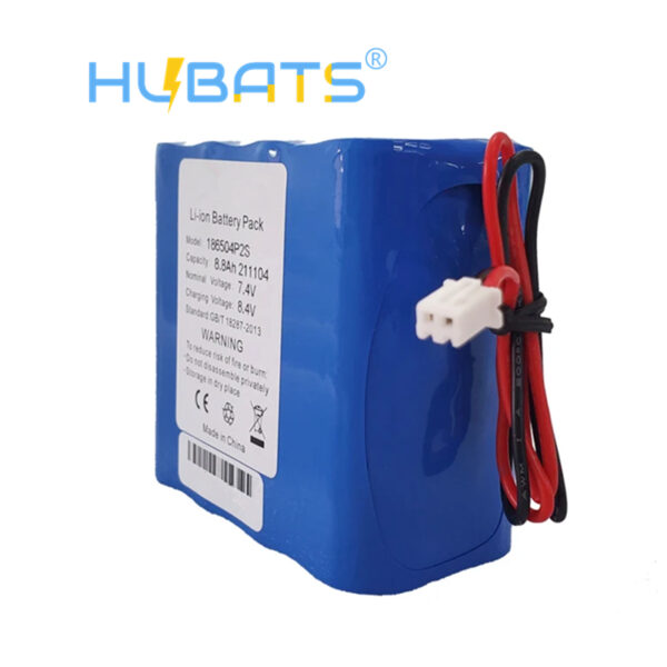 8800mAh 7.4V 8.8Ah Li Ion 18650 2S4P rechargeable Battery for Solar light stage lighting - Image 2