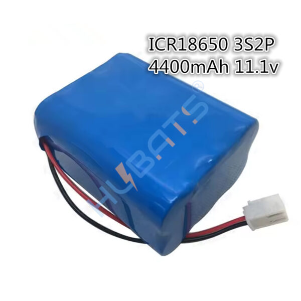 4400mAh 11.1v ICR18650 3S2P 4.4Ah 12v battery for Stage light Wireless Uplight generic LED lighting (1) 4400mAh 11.1v ICR18650 3S2P 4.4Ah 12v battery for Stage light Wireless Uplight generic LED lighting - Image 1
