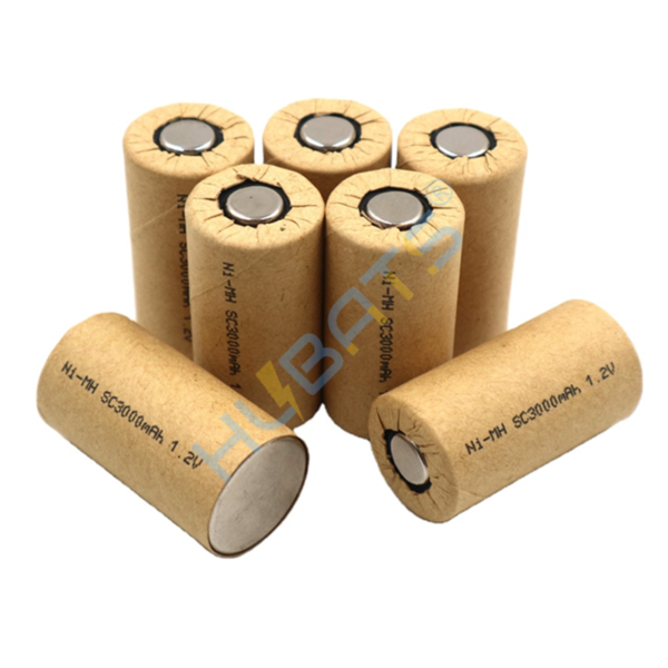 Ni-MH SC 3000mAh 10C 1.2v battery for Power tools electric drills screwdriver (2) 10pcs Ni-MH SC 3000mAh 10C 1.2v battery for Power tools electric drills screwdriver - Image 2