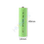 Solar Light replacement battery 600mAh 1.2V NI-MH AA 20PCS Rechargeable Battery for Garden Lights Remotes Toys - Image 2