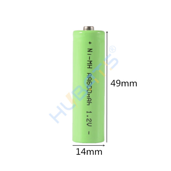 Solar Light replacement battery 600mAh 1.2V NI-MH AA 20PCS Rechargeable Battery for Garden Lights Remotes Toys (1) Solar Light replacement battery 600mAh 1.2V NI-MH AA 20PCS Rechargeable Battery for Garden Lights Remotes Toys - Image 2