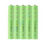 Solar Light replacement battery 600mAh 1.2V NI-MH AA 20PCS Rechargeable Battery for Garden Lights Remotes Toys
