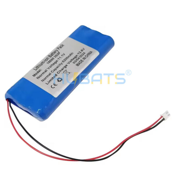 HB18650-3S2P-2600(1) 18650 11.1V 5200mAh Li-ion battery pack 12V 5200mAh 18650 3S2P 11.1V 12V lithium battery for LED light - Image 1