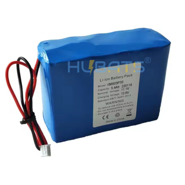 HB18650-3S3P-1800(4) 11.1V 5400mAh 18650 Li-ion battery for Chauvet EZpar 64 RGBA Stage Light 12V 5400mAh 3S3P 18650 battery pack 12V lithium battery - Image 4