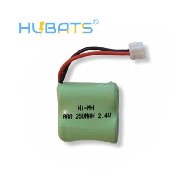 Free Shipping NiMH 1/2AAA 250mAh 2.4V for coaster pager Replacement battery 2.4V 250mAh 1/2AAA NiMH battery - Image 1