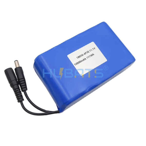 3S4P 18650 12V 10AH battery for LED light 12V 10AH Lithium battery pack 11.1V 10000mAh 12V 18650 3S4P Li-ion battery - Image 4