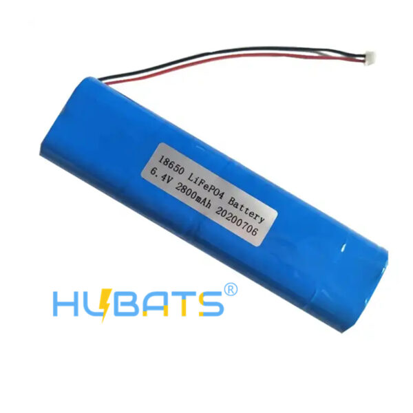6.4v 2800mah LiFepo4 18650 2s2p battery pack 2.8Ah 6.4 v for solar street light - Image 1