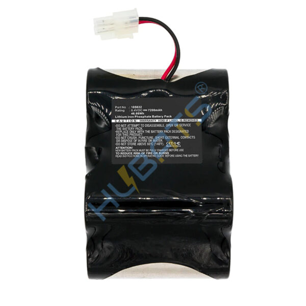 Welch-Allyn Spot LXI Vital Signs Monitor Medical replacement battery 6.4v 7200mAh LiFePO4 26650 2S2P 7.2Ah 6.4 Volts - Image 3