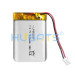 653237 800mAh 3.7v Lipo Rechargeable Lithium ion Polymer Battery For MP3 GPS Speaker - Image 2