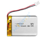 653237 800mAh 3.7v Lipo Rechargeable Lithium ion Polymer Battery For MP3 GPS Speaker