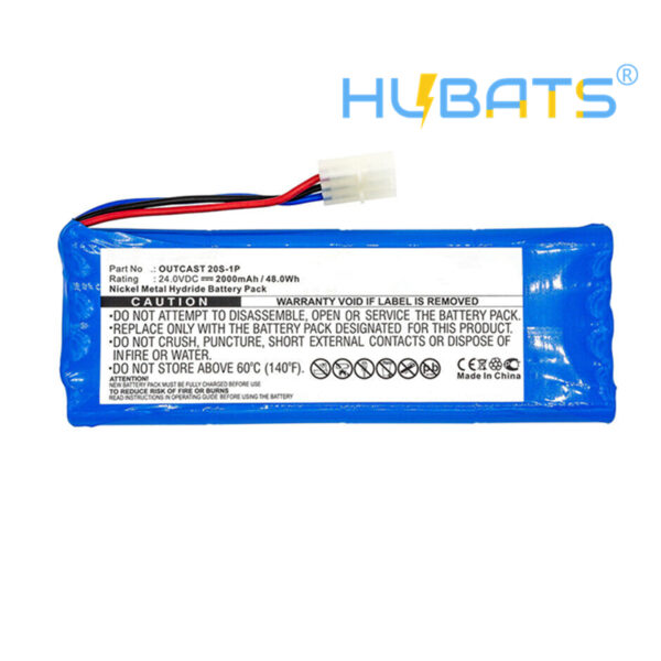 NiMH AA 2000mAh 24v Battery for Soundcast Outcast ICO411a-4N (1) Soundcast ICO410 Outcast ICO411a-4N Speaker Replacement Battery Ni-MH AA 2000mAh 24v - Image 2