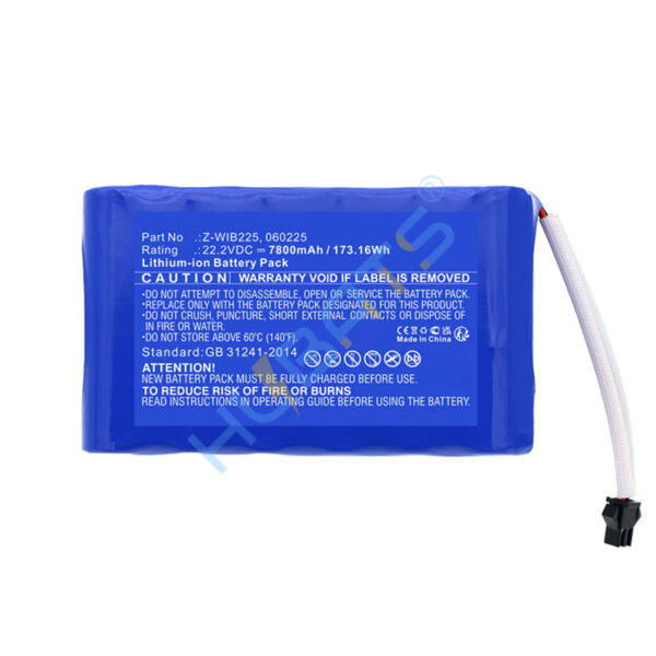 22.2v 7800mAh Lithium-ion battery battery 18650 6S3P 7.8Ah 173.16wh for 060225 Z-WIB225 American DJ WiFLY Par QA5 Spotlight (3) Z-WIB225 060225 22.2v 7800mAh 6S3P 7.8Ah Lithium-ion battery for American DJ WiFLY Par QA5 Spotlight - Image 3