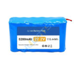 5200mAh 22.2v Rechargeable li-ion Battery 18650 6S2P 5.2Ah 115.44wh for Electronic Sprayer LED light