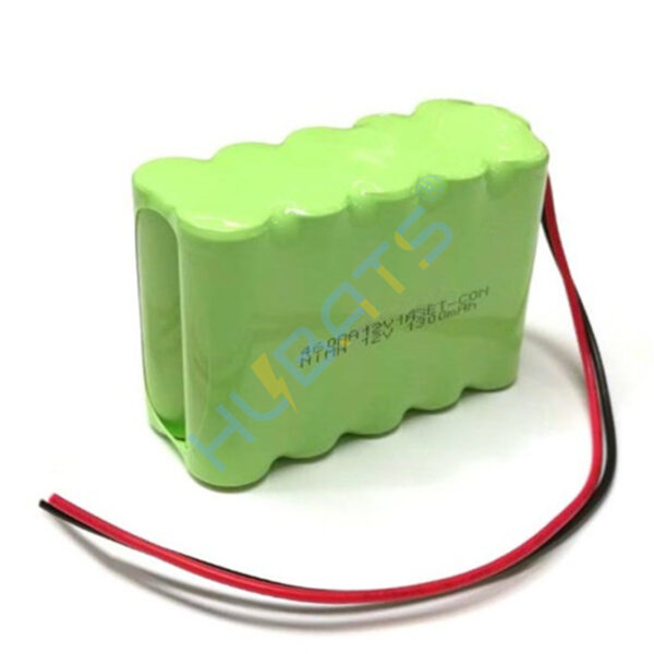 12v 1300mAh NiMH AA rechargeable battery for alarm security systems automations emergency lights (1) 12v 1300mAh Ni-MH AA rechargeable battery for alarm security systems automations emergency lights - Image 1