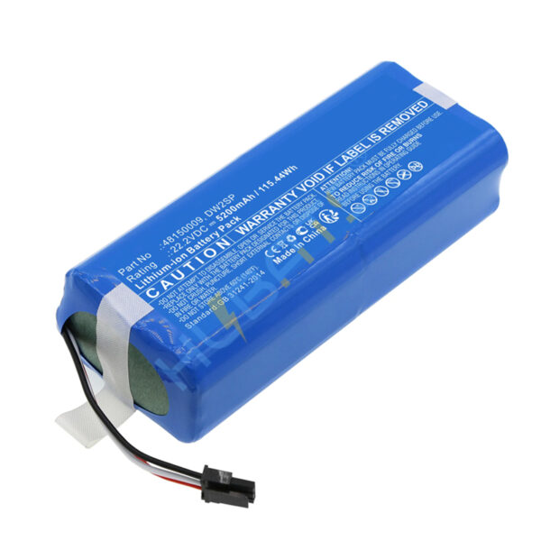 Lawn Expert Robotic Lawnmower 48150009 DW2SP Lawn Mower Replacement Battery 5200mAh 22.2v 5.2Ah (1) Lawn Expert Robotic Lawnmower 48150009 DW2SP Lawn Mower Replacement Battery 5200mAh 22.2v 5.2Ah - Image 1