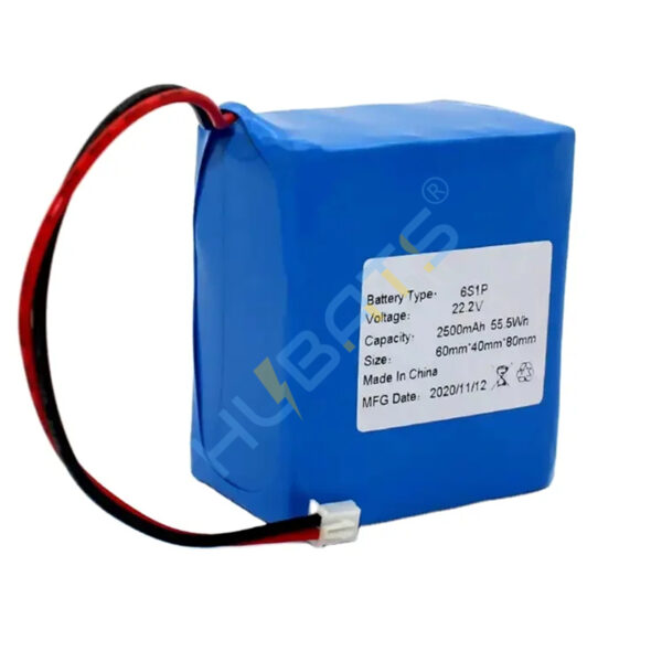 22.2V 2.5Ah 2500mAh 18650 6S1P 55.5wh rechargeable battery pack for electric tools car vacuum cleaner - Image 1