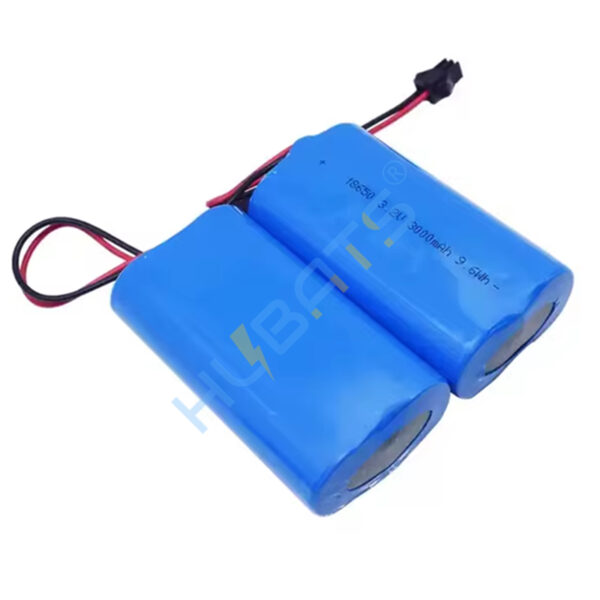 3.2v 3000mAh 9.6wh 3Ah 3.2 v LiFePO4 18650 1S2P rechargeable battery for outdoor solar lights - Image 2