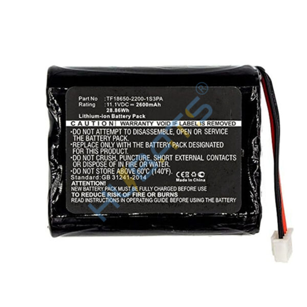 Marshall Stockwell Speaker Replacement battery TF18650-2200-1S3PA 11.1v 2600mAh - Image 3