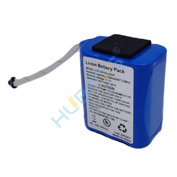 PTK199030052 ICR18650-3S2P 5200mAh 11.1V 5.2AH Battery for LED light Stage Lighting - Image 1