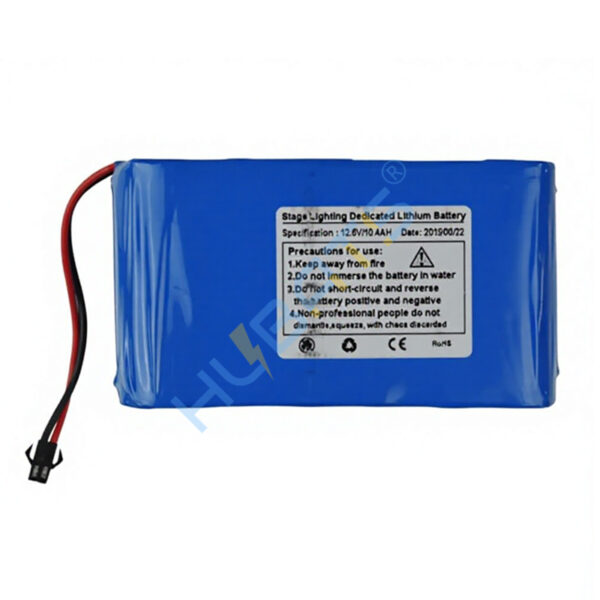 Stage Lighting Dedicated Lithium Battery 12.6V/10.4AH 18650 3S4P 10400mAh 11.1v for LED Light - Image 2